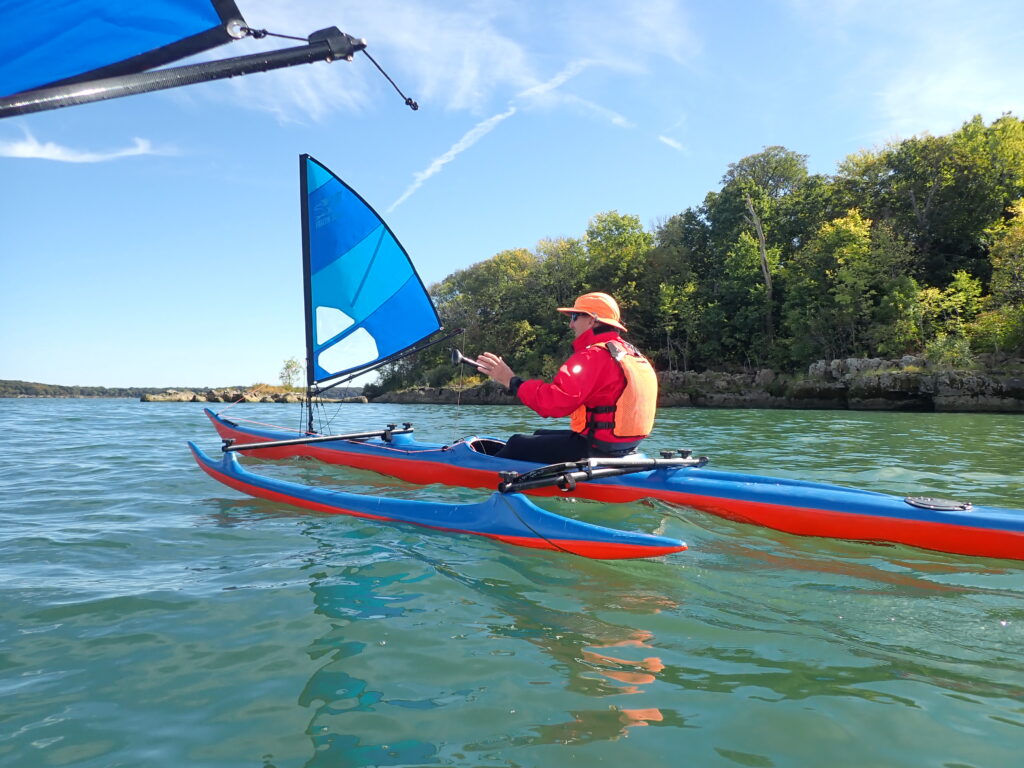 A OC1 Saiiing on Lake Ereie